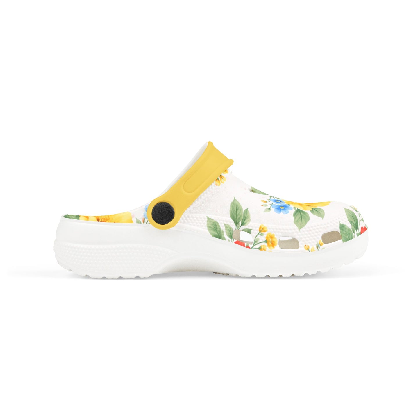 Petal Bloom Girls Clogs | Golden Unfurling