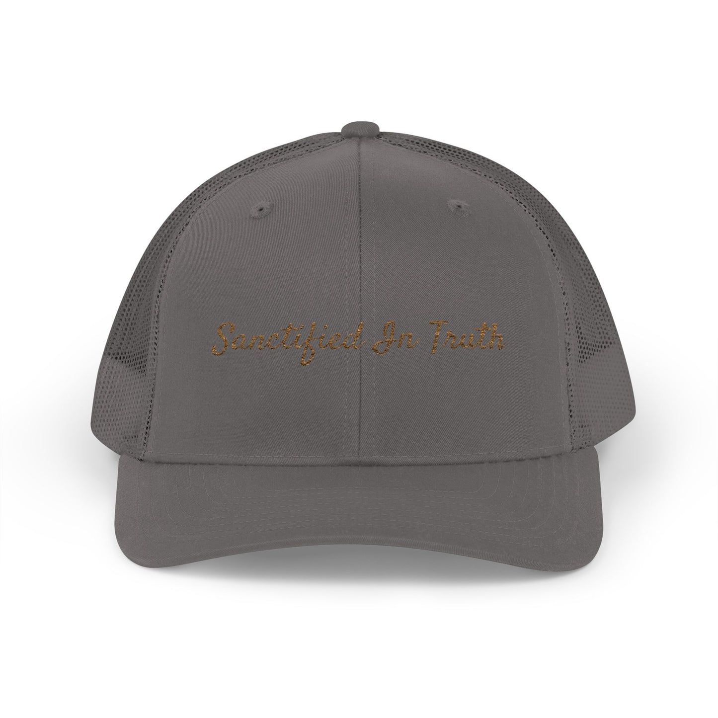Sanctified In Truth Mesh Trucker Hat – Faith on the Go