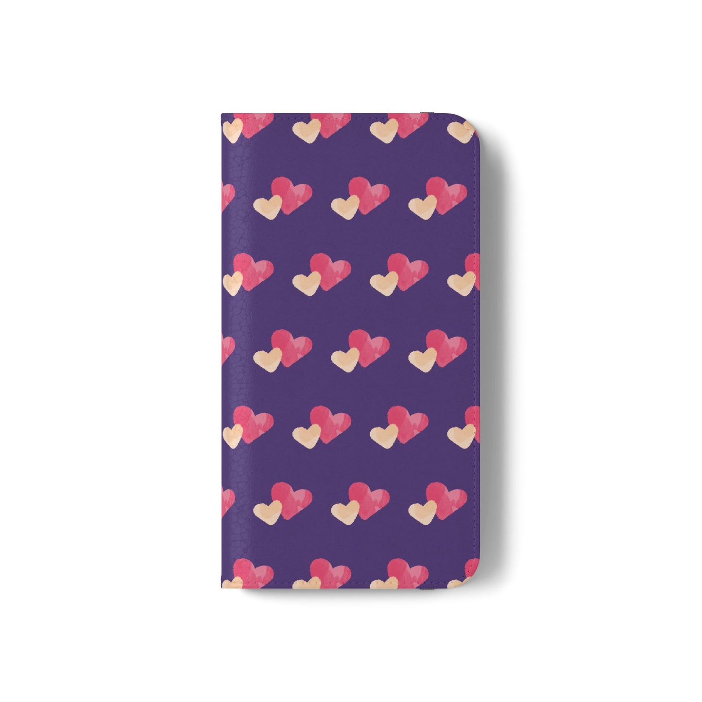 "Faith-Filled Hearts | Flip Phone Case – Purple"