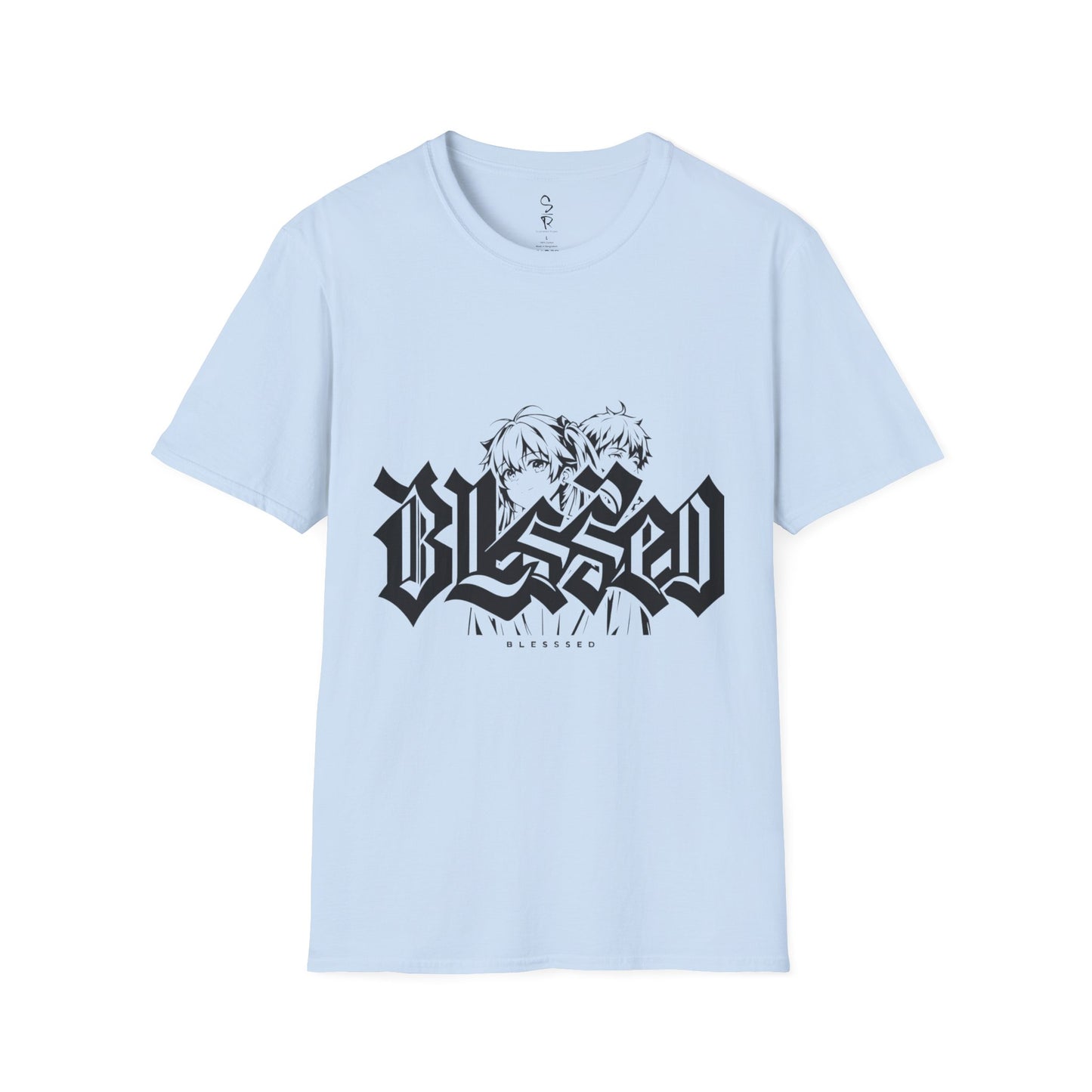 Blessed Graffiti Tee – Covered in Grace, Clothed in Boldness