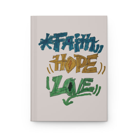 Faith Hope Love Journal – Sand Stone Cover