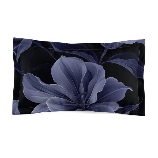Midnight Bloom Pillow Sham
