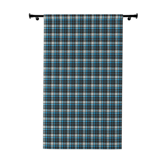 Silent Crossing Blackout Curtain – Frozen Tartan FW25