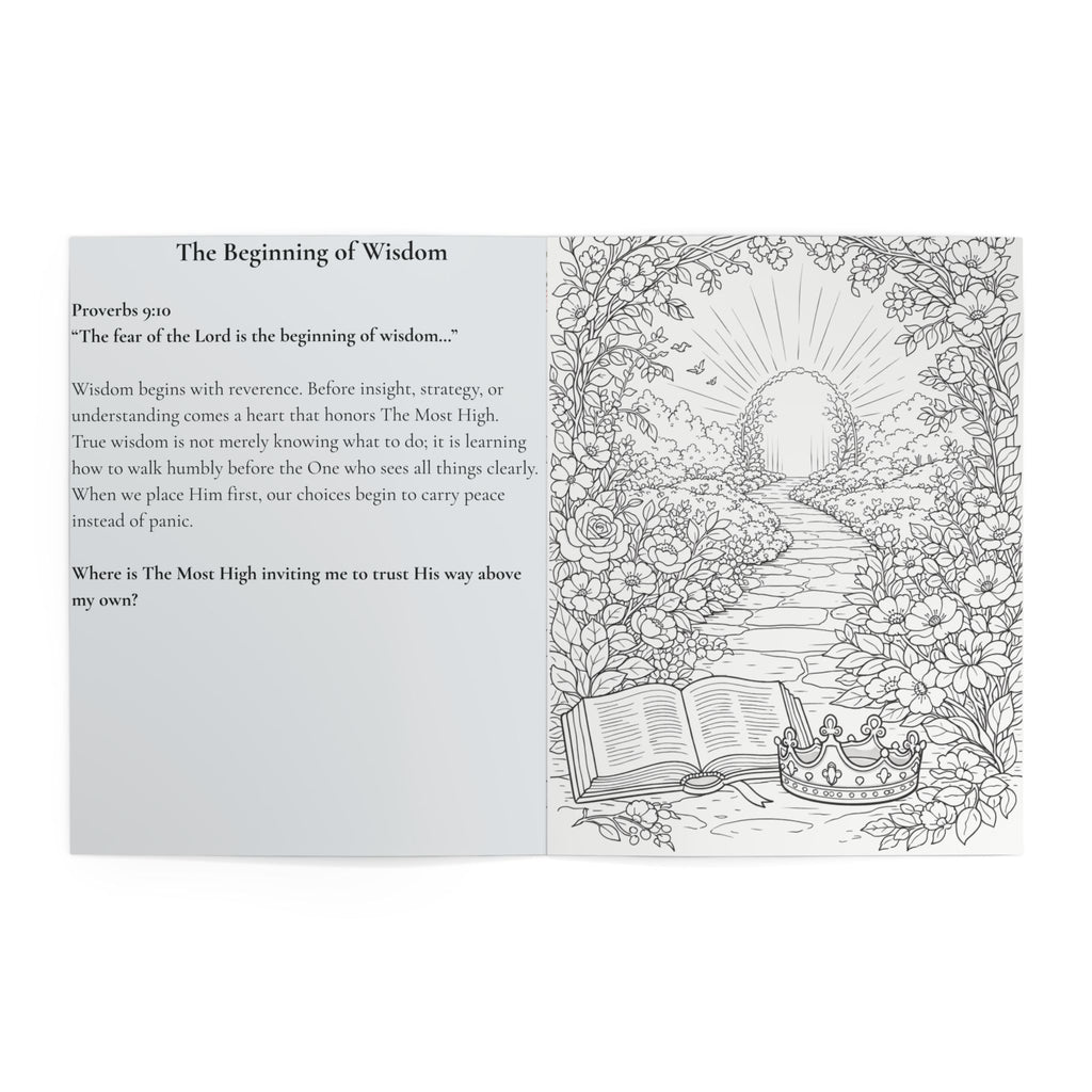 Bloom in Faith: A Devotional Coloring Book on Trusting The Most High
