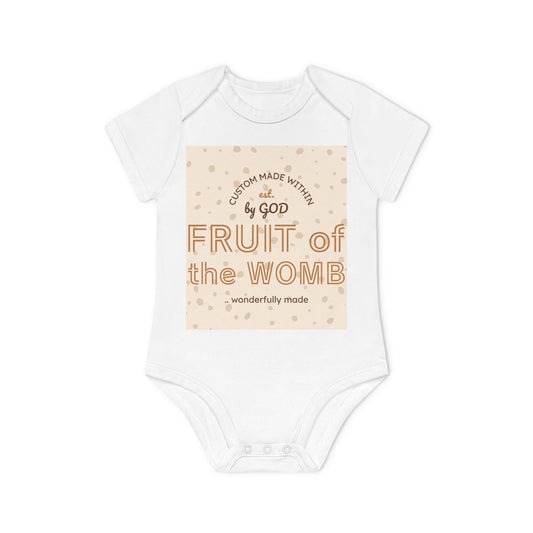 Organic Baby Bodysuit - Fruit of the Womb
