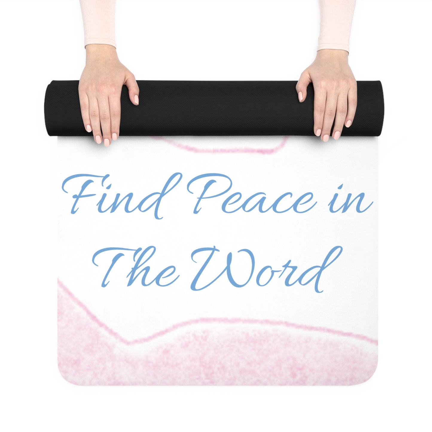 Find Peace in The Word Exercise Mat