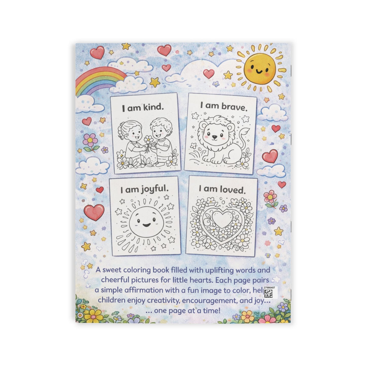 Little Hearts, Big Truth Kids Affirmation Coloring Book