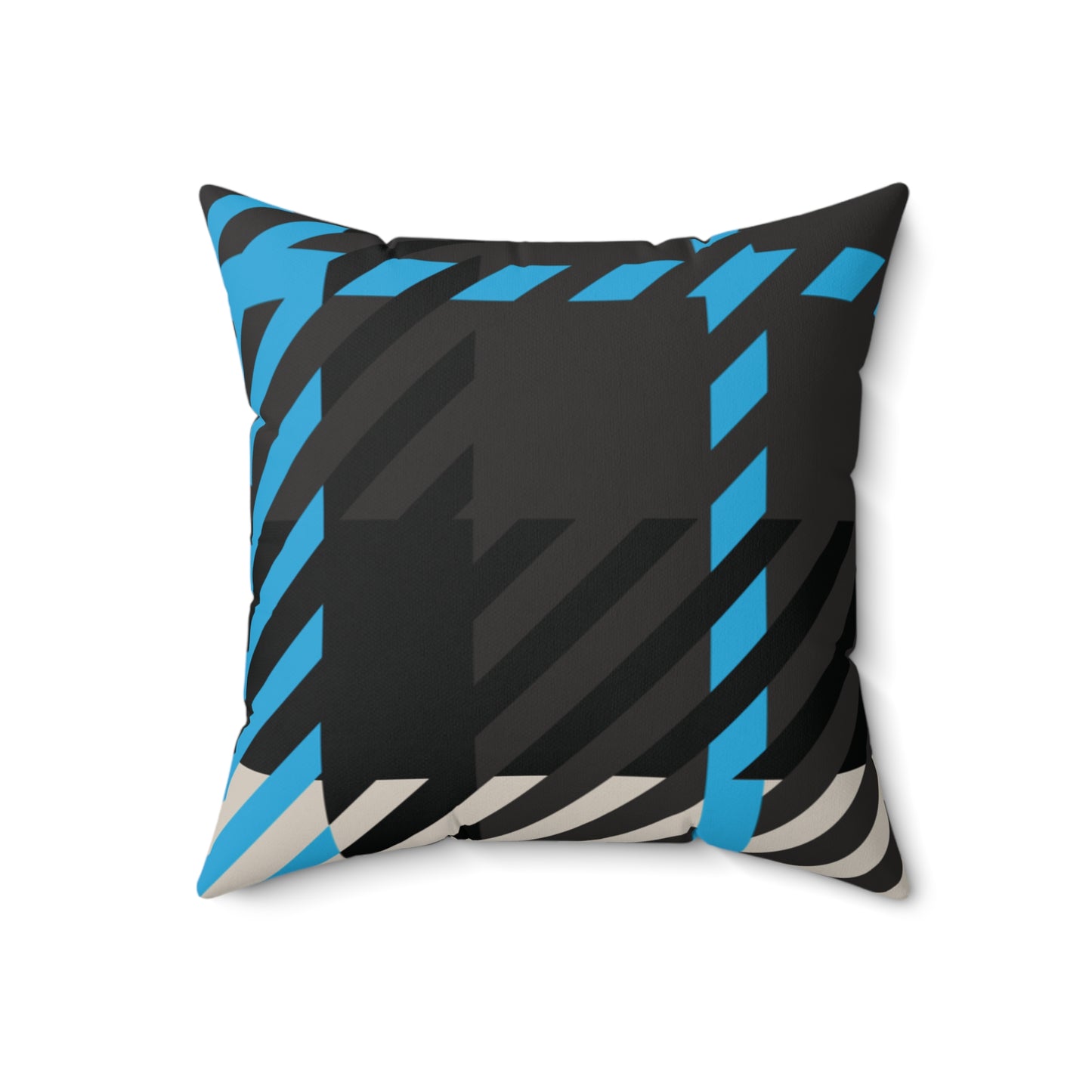Frozen Echo: Reversible Faux Suede Throw Pillow