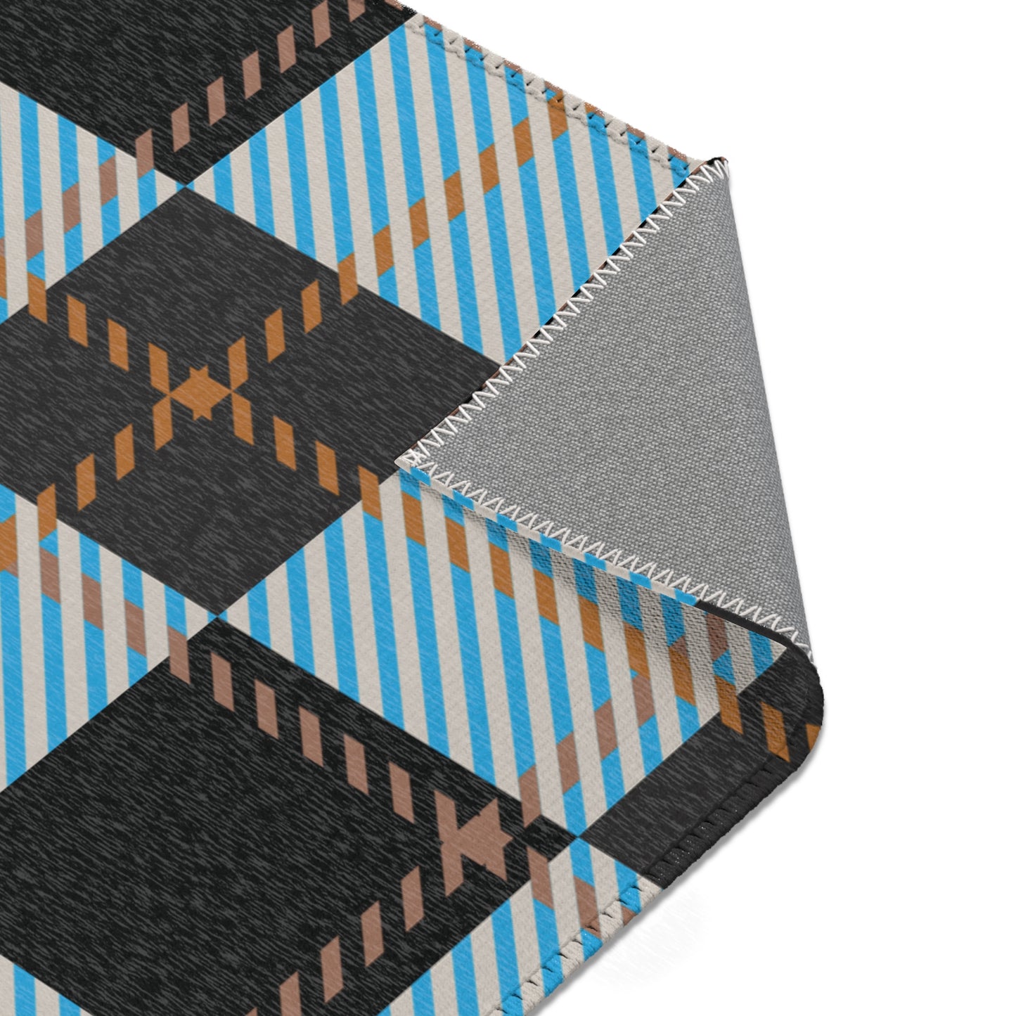 Ember Frost Area Rug – Frozen Tartan FW25