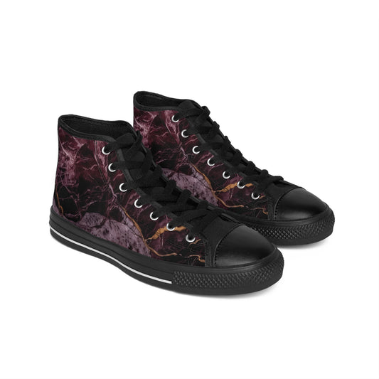 Crushed & Crowned High-Top Sneakers – Rise, Stand, Conquer
