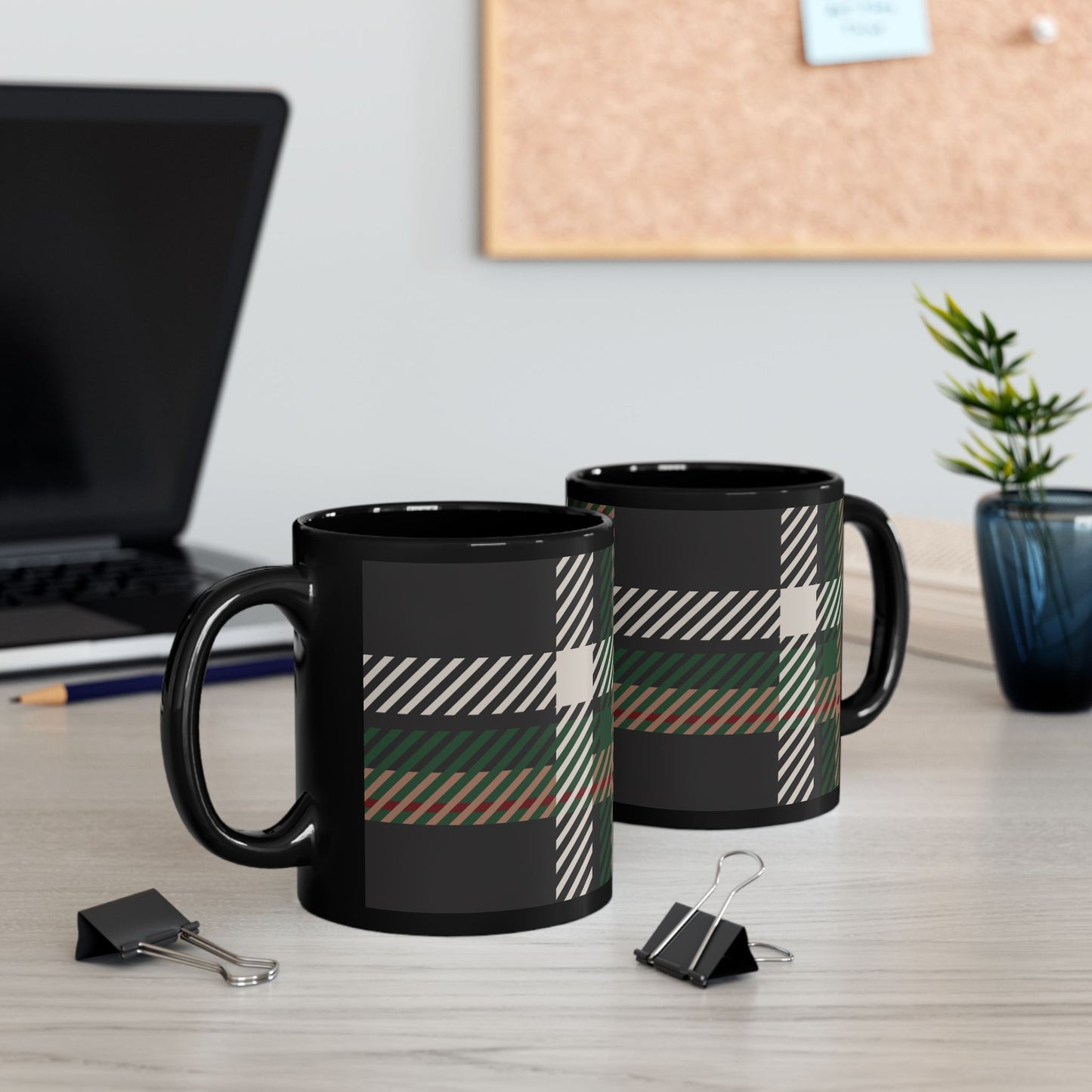 Faithful Tartan Ceramic Mug