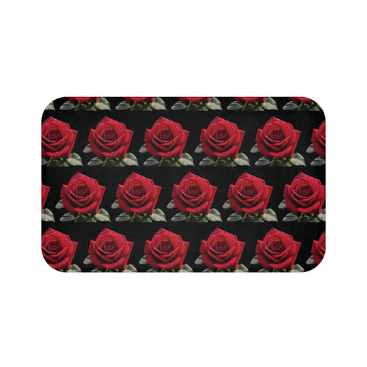 Scattered Roses Bath Mat