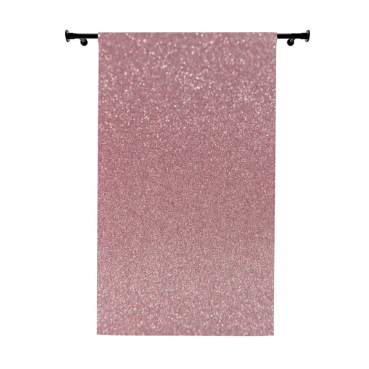 Radiant Rest: Soft Rose Shimmer Blackout Panel