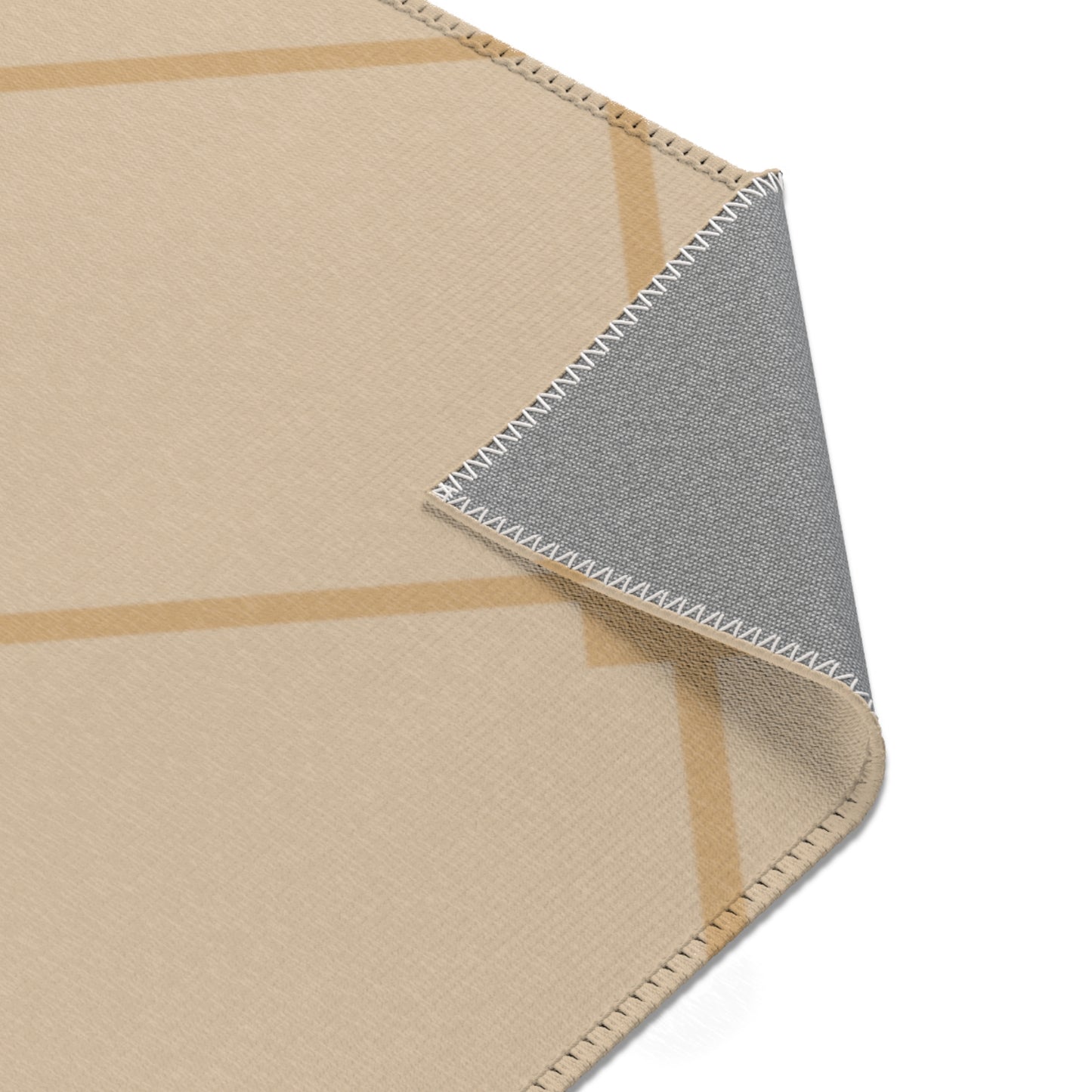 "Steadfast Beauty: Crossed Diamond Rug – Natural Deco Collection"