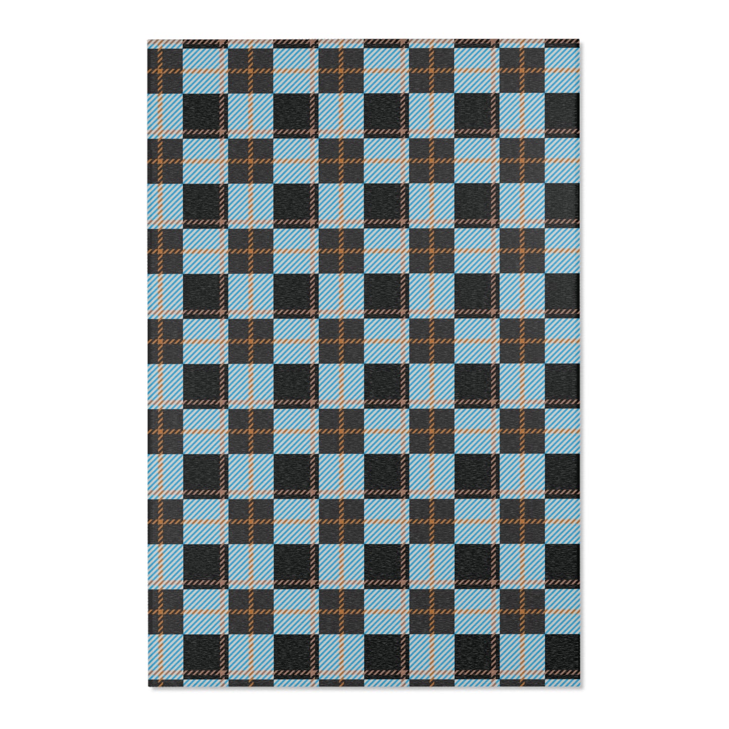 Ember Frost Area Rug – Frozen Tartan FW25
