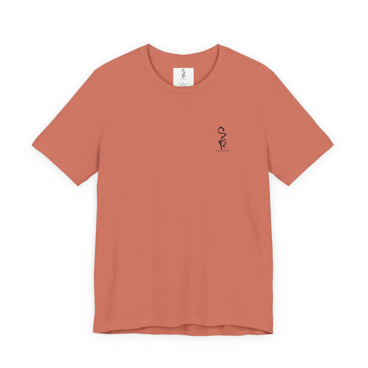 "Scattered Roses" Embroidered Logo Unisex Tee