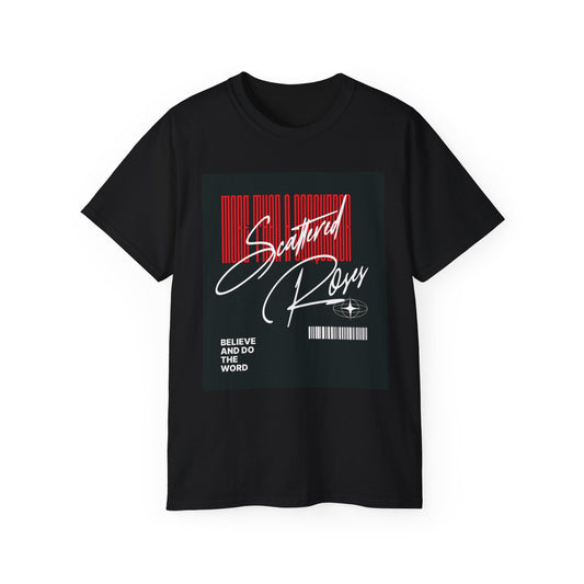 "More Than a Conqueror" Scattered Roses Tee