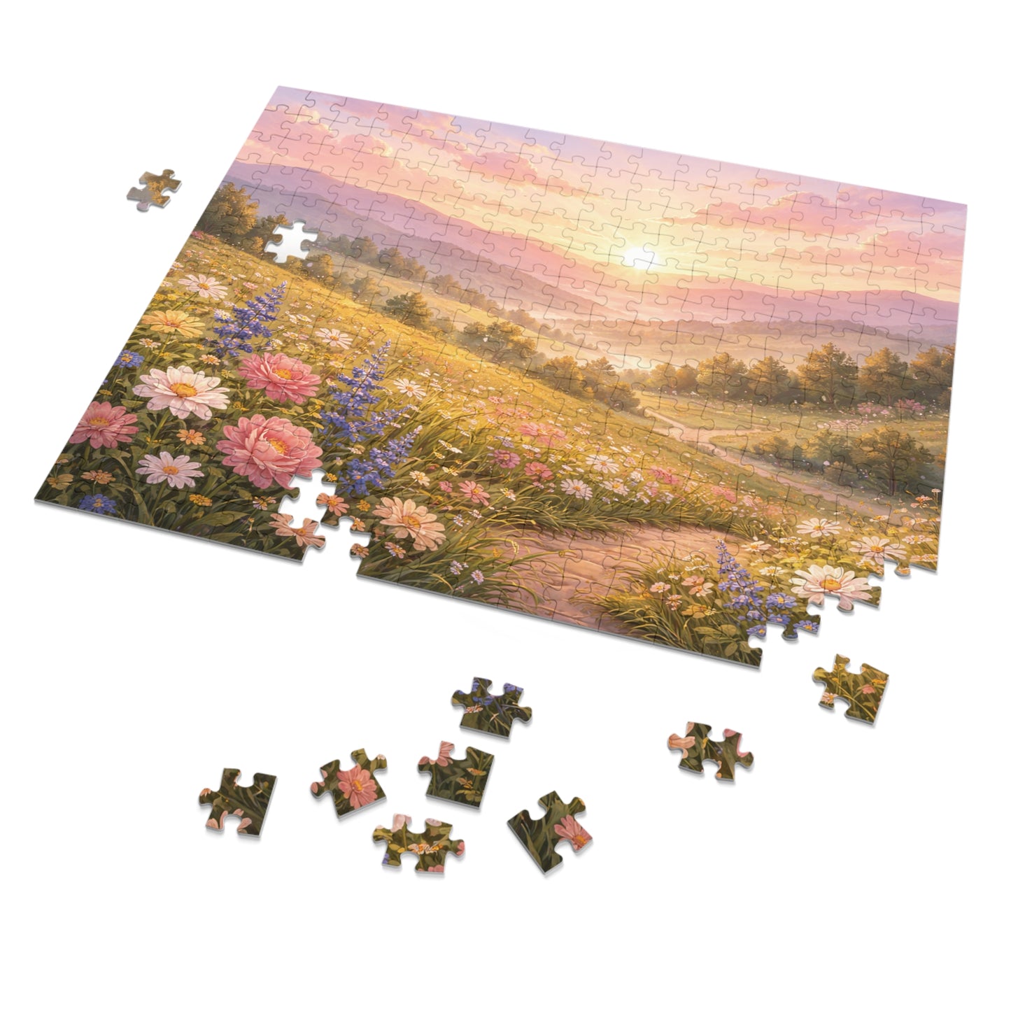 Dawn Over the Hills Puzzle