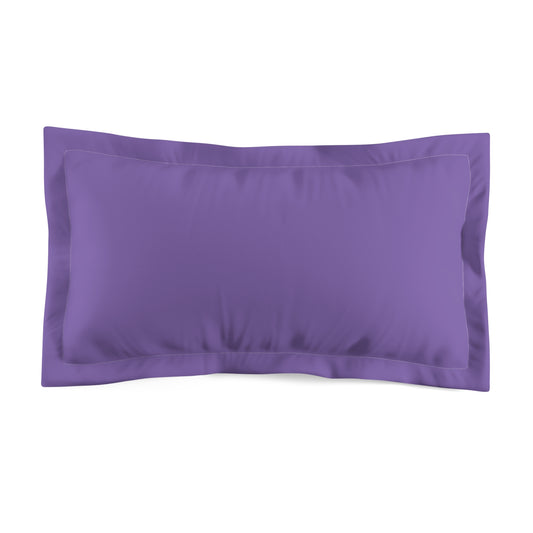 Purple pillow on a white background