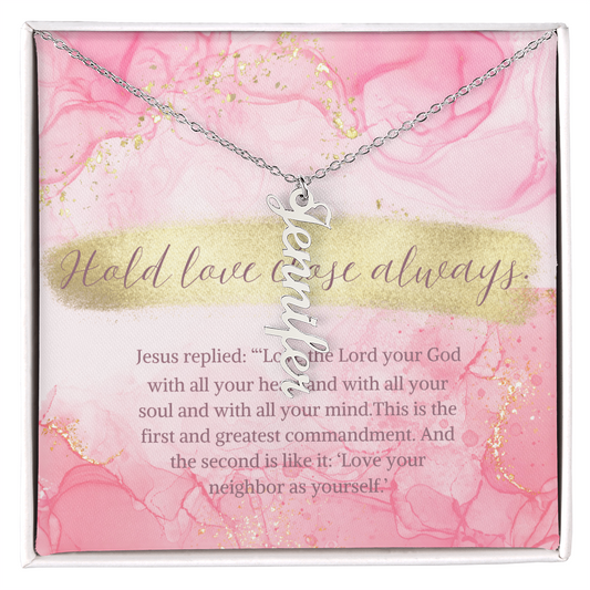 Held in Love- The Always Necklace