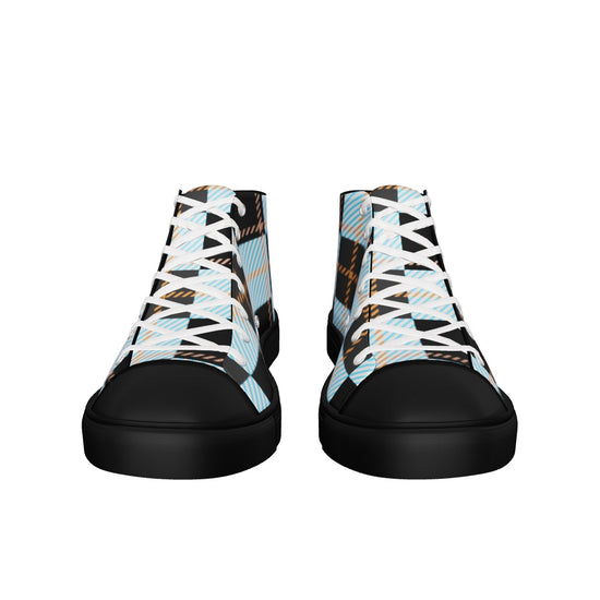 Frozen Ember Men’s High-Top Sneakers – Whispers of Winter FW25